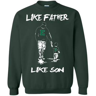 Happy Like Father Like Son Eastern Michigan Eagles T Shirts