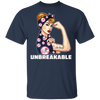 Beautiful Girl Unbreakable Go New York Yankees T Shirt