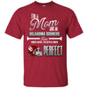 Cool Pretty Perfect Mom Fan Oklahoma Sooners T Shirt