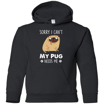 Nice Pug T Shirts - My Pug Needs Me, is a cool gift for your friends