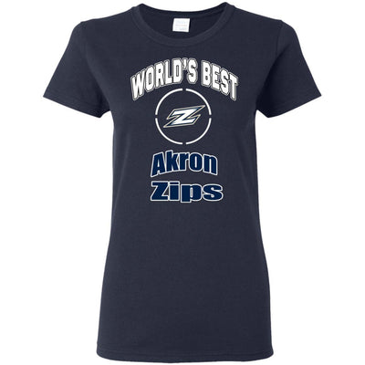 Amazing World's Best Dad Akron Zips T Shirts