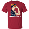 Beautiful Girl Unbreakable Go New England Patriots T Shirt