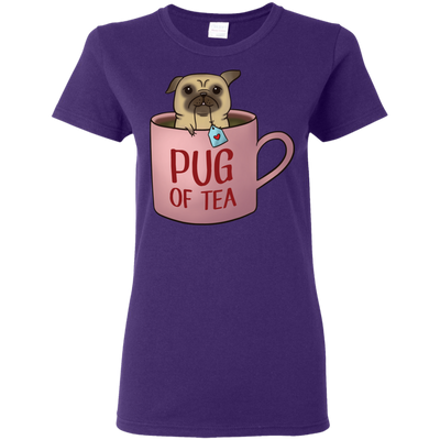 Pug Of Tea T Shirts