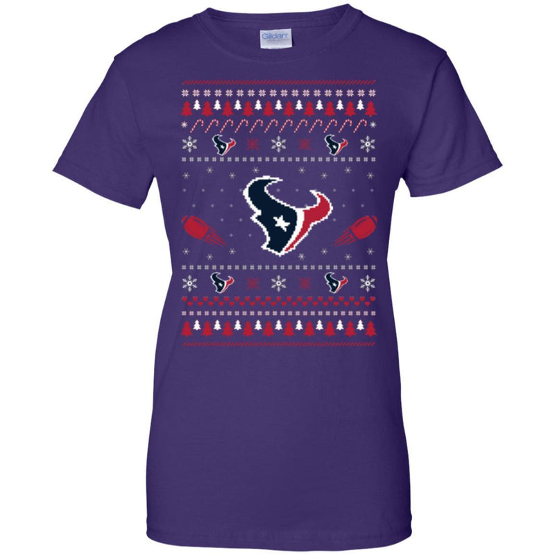 Houston Texans Stitch Knitting Style Ugly T Shirts