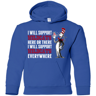 I Will Support Everywhere Arizona Wildcats T Shirts