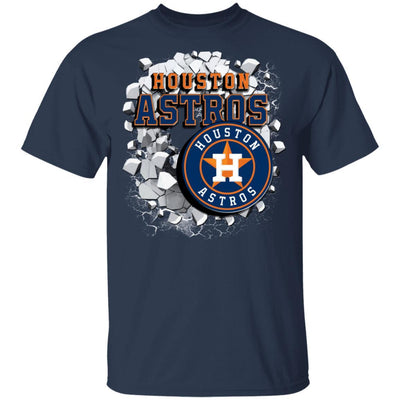 Colorful Earthquake Art Houston Astros T Shirt