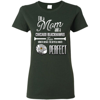 Cool Pretty Perfect Mom Fan Chicago Blackhawks T Shirt