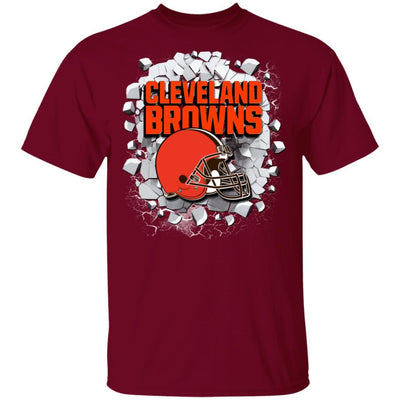 Colorful Earthquake Art Cleveland Browns T Shirt