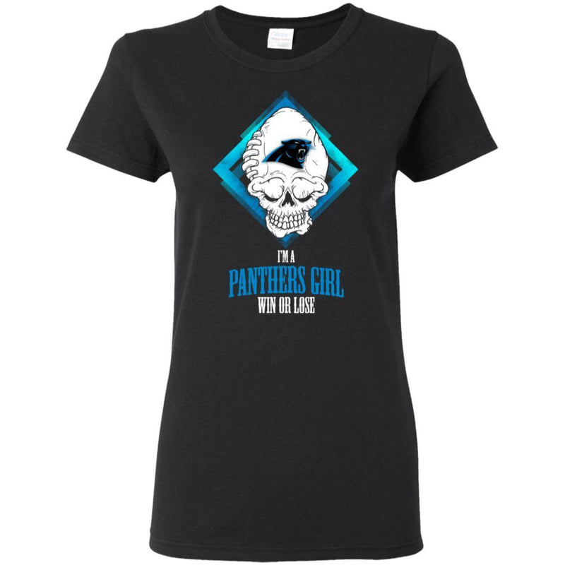 Carolina Panthers Girl Win Or Lose T Shirts