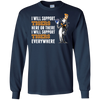 I Will Support Everywhere Memphis Tigers T Shirts