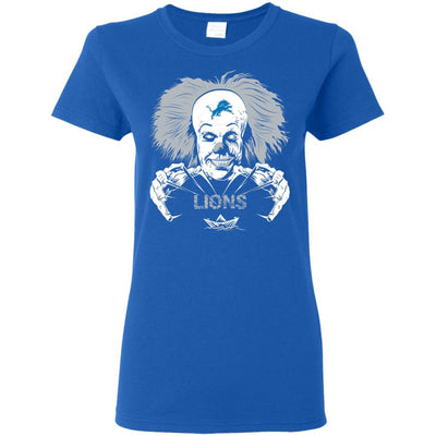 IT Horror Movies Detroit Lions T Shirts