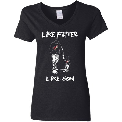 Happy Like Father Like Son Arizona Coyotes T Shirts