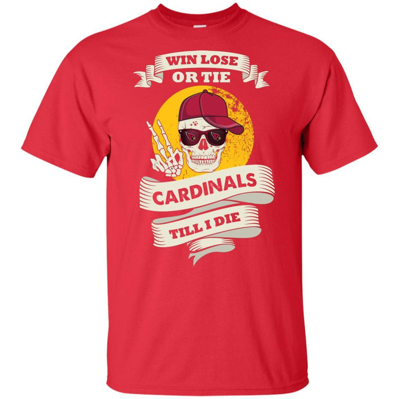 Skull Say Hi Arizona Cardinals T Shirts