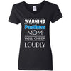 Warning Mom Will Cheer Loudly Carolina Panthers T Shirts
