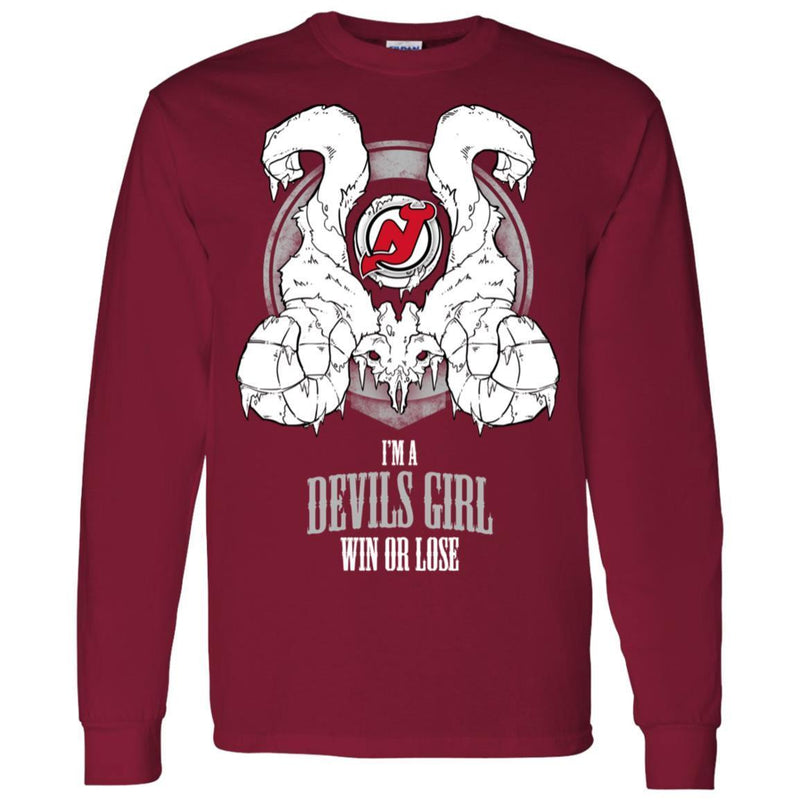New Jersey Devils Girl Win Or Lose T Shirts