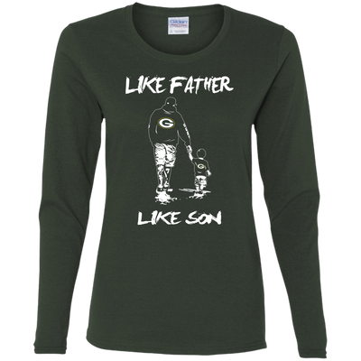 Happy Like Father Like Son Green Bay Packers T Shirts