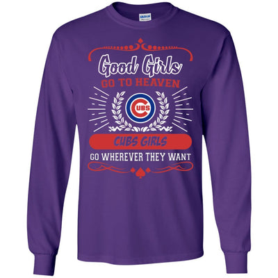 Good Girls Go To Heaven Chicago Cubs Girls T Shirts