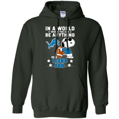 Love To Be A Detroit Lions Fan T Shirt