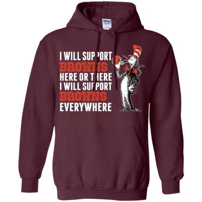 I Will Support Everywhere Cleveland Browns T Shirts