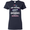 Funny This Grandma Is Crazy About Her Grandkids And Her Patriots T Shirts