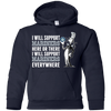 I Will Support Everywhere Seattle Mariners T Shirts