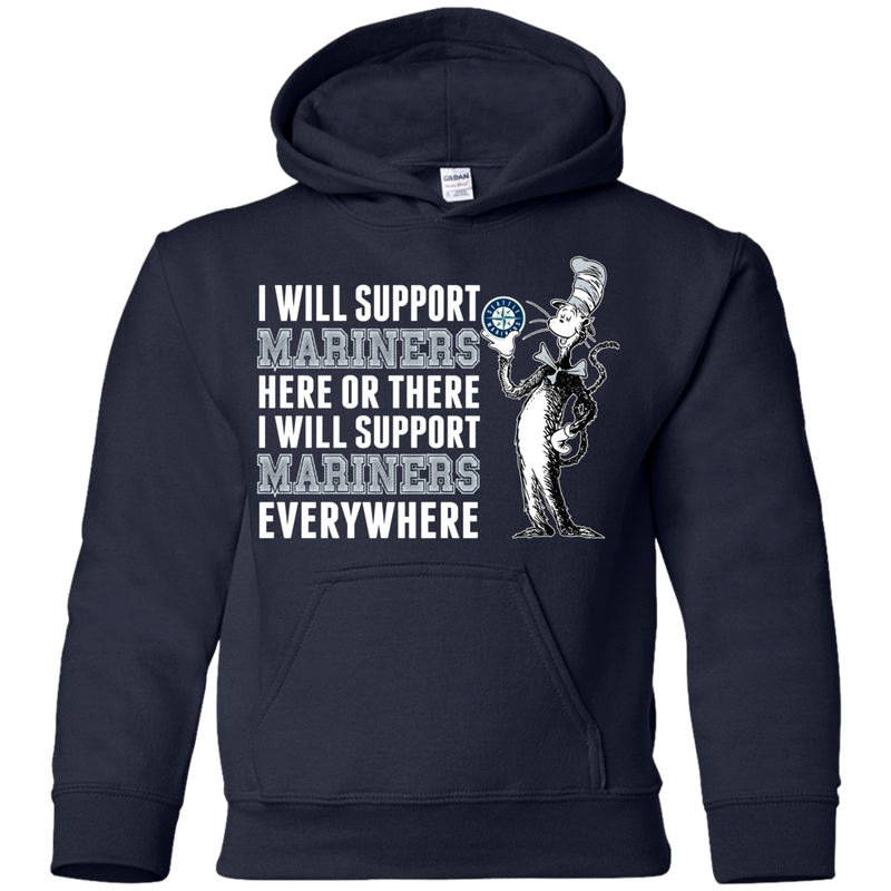 I Will Support Everywhere Seattle Mariners T Shirts