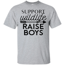 Support Wildlife Raise Boys T Shirts V1