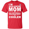 A Normal Mom Except Much Cooler Colorado Avalanche T Shirts