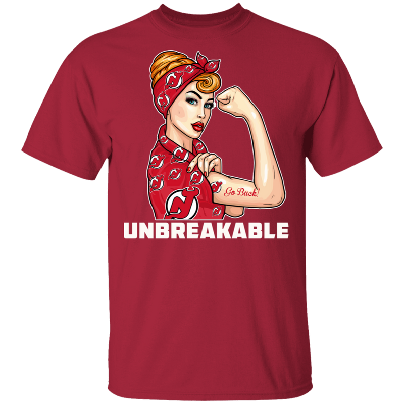 Beautiful Girl Unbreakable Go New Jersey Devils T Shirt