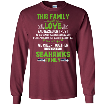 We Are A Seattle Seahawks Family T Shirt