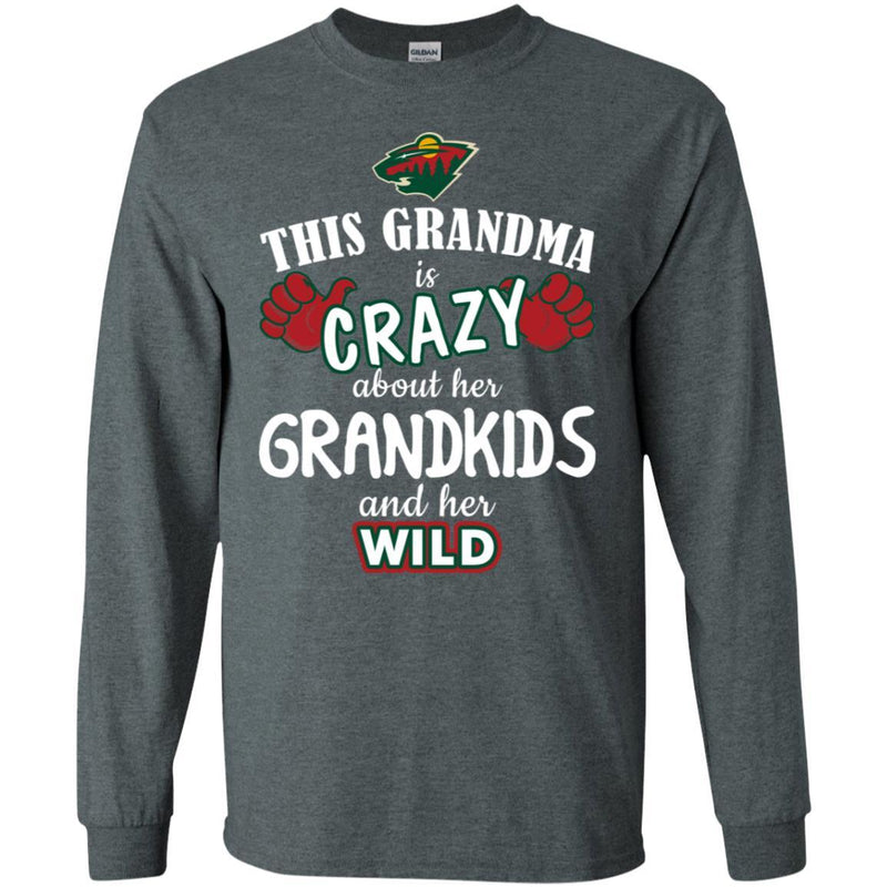 This Grandma Is Crazy About Her Grandkids And Her Minnesota Wild T Shirt