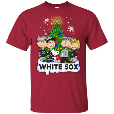 Snoopy The Peanuts Chicago White Sox Christmas T Shirts