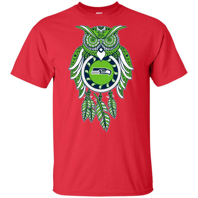 Dreamcatcher Owl Seattle Seahawks T Shirt