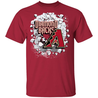 Colorful Earthquake Art Arizona Diamondbacks T Shirt