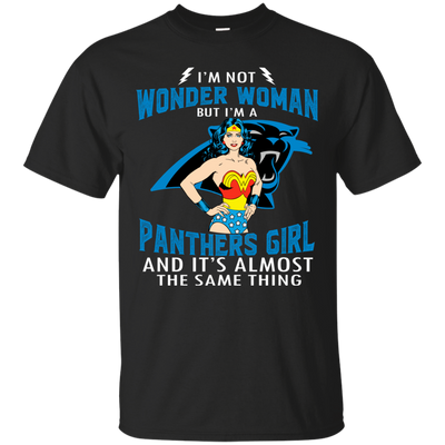 I'm Not Wonder Woman Carolina Panthers T Shirts