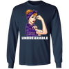 Beautiful Girl Unbreakable Go LSU Tigers T Shirt