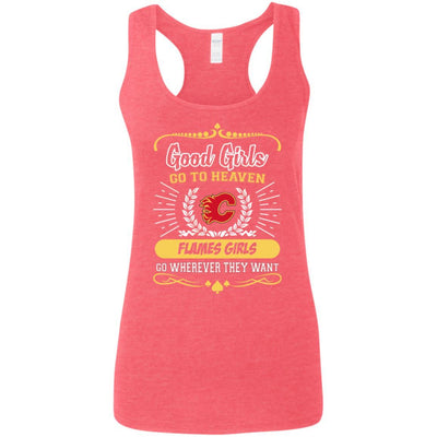 Good Girls Go To Heaven Calgary Flames Girls T Shirts