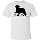 Pug Playing Piano Music T Shirts V2