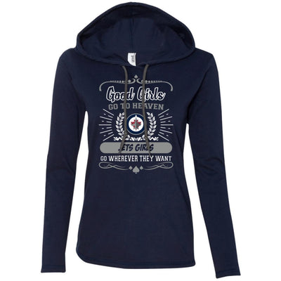 Good Girls Go To Heaven Winnipeg Jets Girls T Shirts