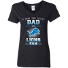 I Have Two Titles Dad And Detroit Lions Fan T Shirts