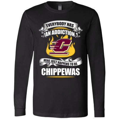 Everybody Has An Addiction Mine Just Happens To Be Central Michigan Chippewas T Shirt