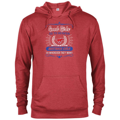 Good Girls Go To Heaven SMU Mustangs Girls T Shirts