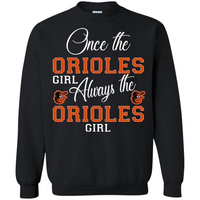 Always The Baltimore Orioles Girl T Shirts