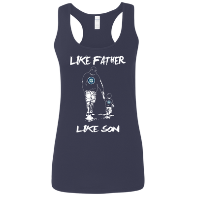 Happy Like Father Like Son Seattle Mariners T Shirts