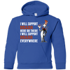 I Will Support Everywhere Chicago Bears T Shirts