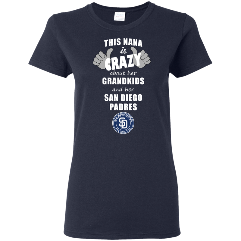 This Nana Is Crazy About Her Grandkids And Her San Diego Padres T Shirts