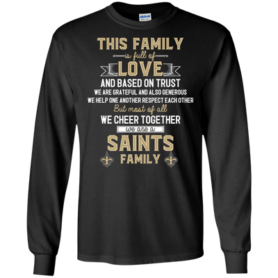 We Are A New Orleans Saints Family T Shirt