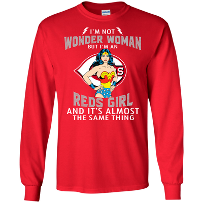I'm Not Wonder Woman Cincinnati Reds T Shirts