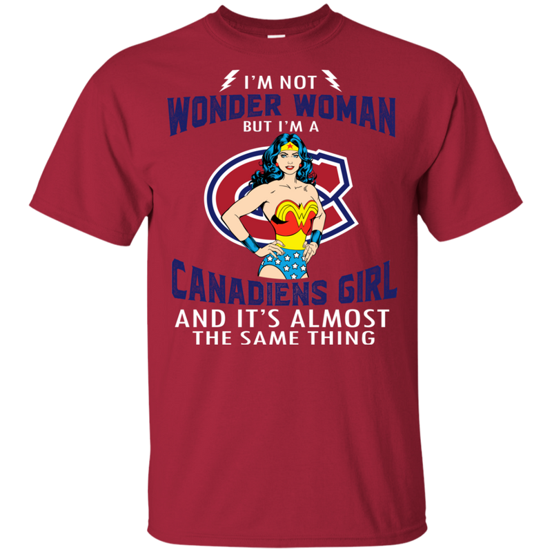 I'm Not Wonder Woman Montreal Canadiens T Shirts