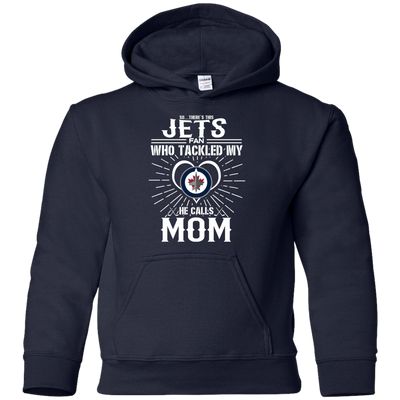 He Calls Mom Who Tackled My Winnipeg Jets T Shirts